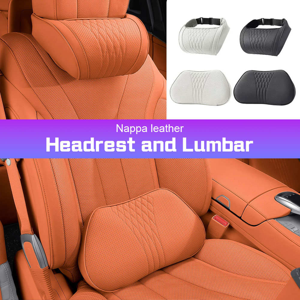 Memory Foam Car Neck Pillow Lumbar Support - Cuscino per il collo in memory