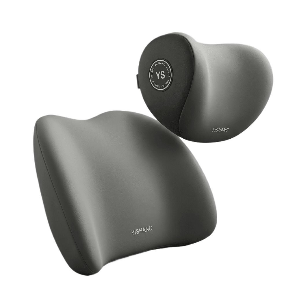 Memory Foam Car Neck Pillow Lumbar Support - Cuscino ergonomico per poggiatesta e supporto