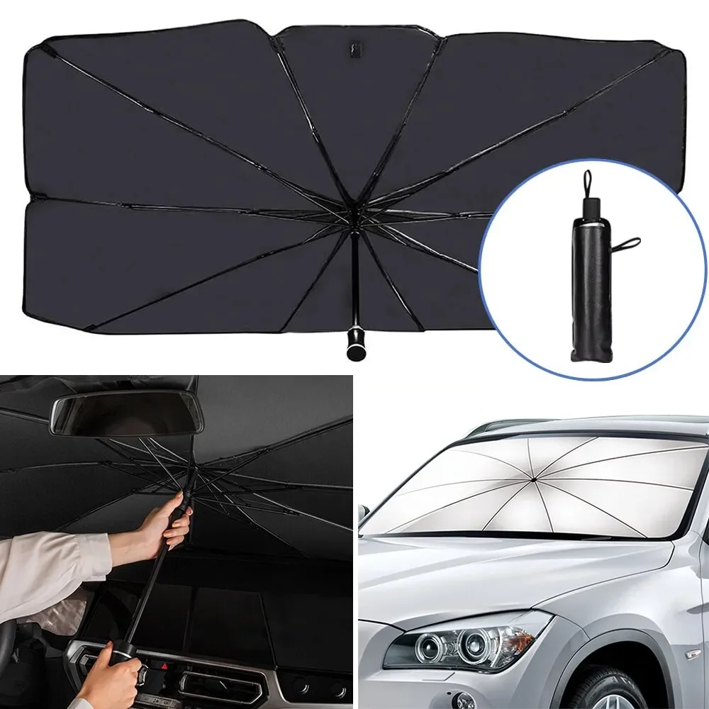 Parabrezza per auto Parasole O - Car Sunshade Windshield Umbrella Foldable recensione e prezzo