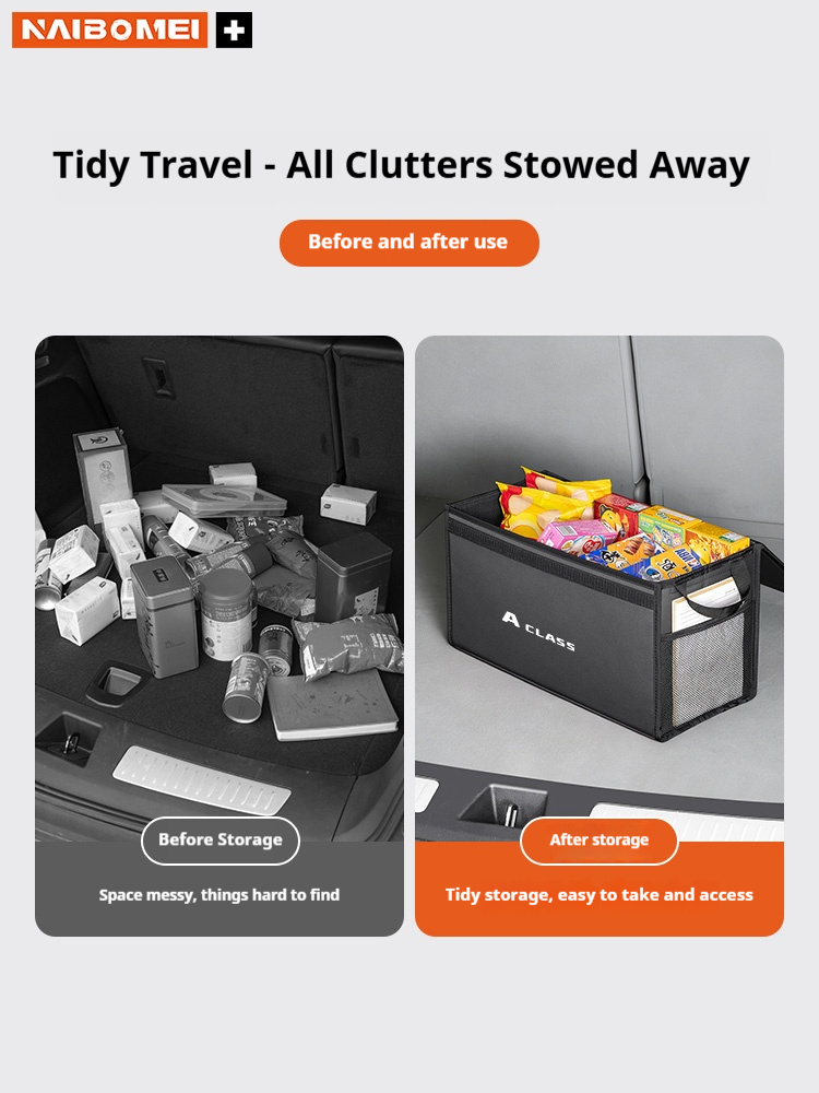 Organizer Pieghevole per Bagag - Car Trunk Organizer Foldable Storage Box recensione e prezzo