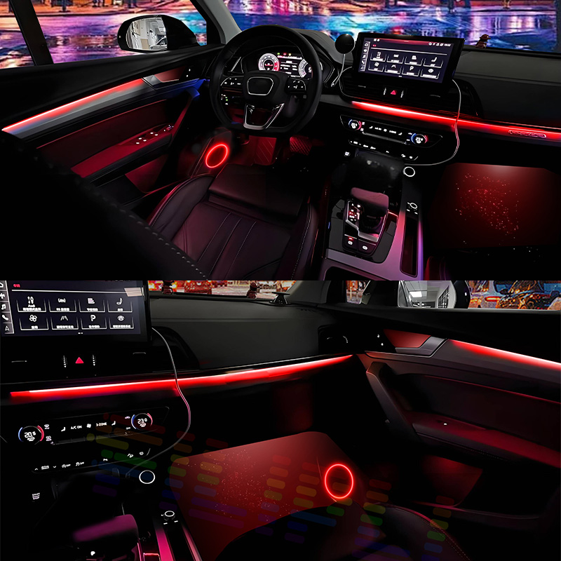 Luci Ambientali LED per Auto H - Led Ambient Interior Car Lights App Control recensione e prezzo