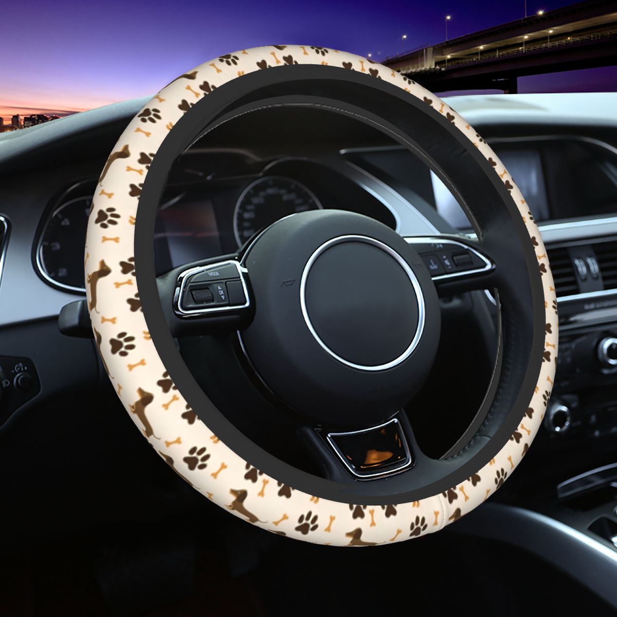 Simpatico coprivolante per aut - Car Steering Wheel Cover Anti Slip Breathable recensione e prezzo