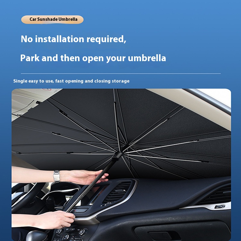 Per ROX 01 Polestones 01 Auto  - Car Sunshade Windshield Umbrella Foldable recensione e prezzo