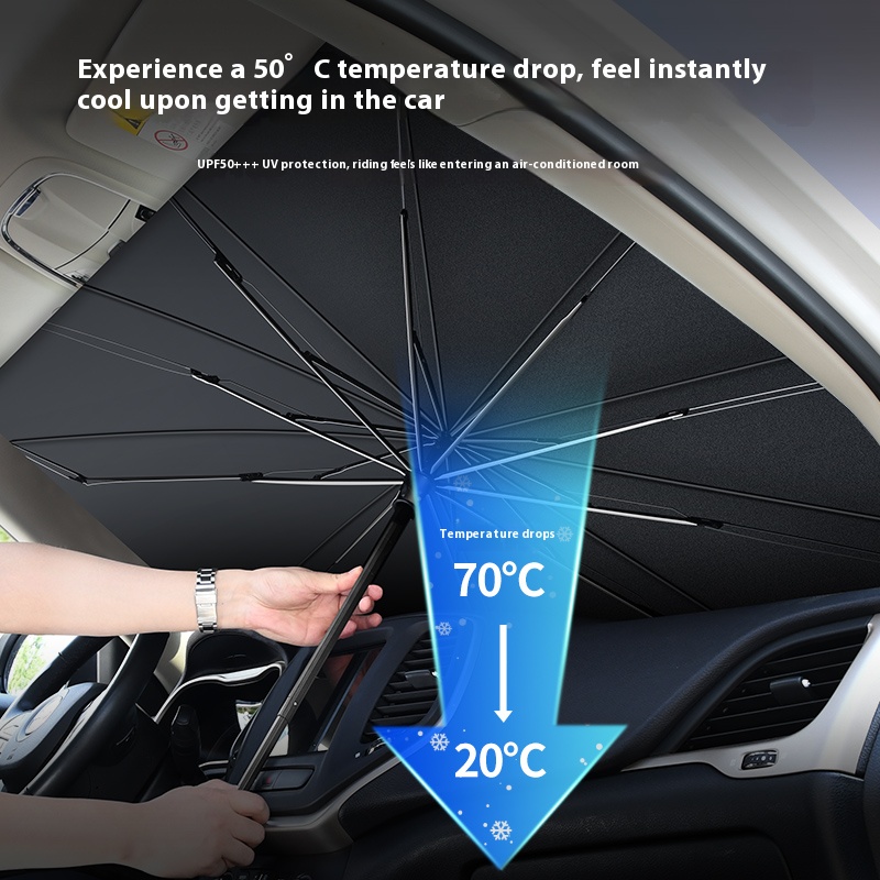 Per ROX 01 Polestones 01 Auto  - Car Sunshade Windshield Umbrella Foldable recensione e prezzo