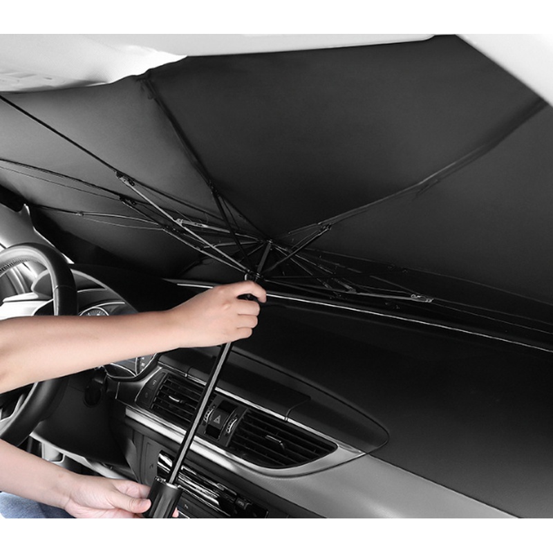 Parasole Pieghevole per Parabr - Car Sunshade Windshield Umbrella Foldable recensione e prezzo