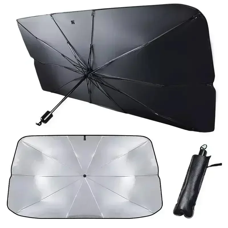 Parasole pieghevole per auto,  - Car Sunshade Windshield Umbrella Foldable recensione e prezzo