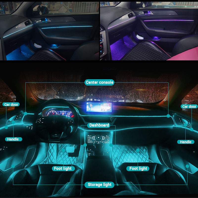 Luce Ambientale LED per Auto 2 - Led Ambient Interior Car Lights App Control recensione e prezzo