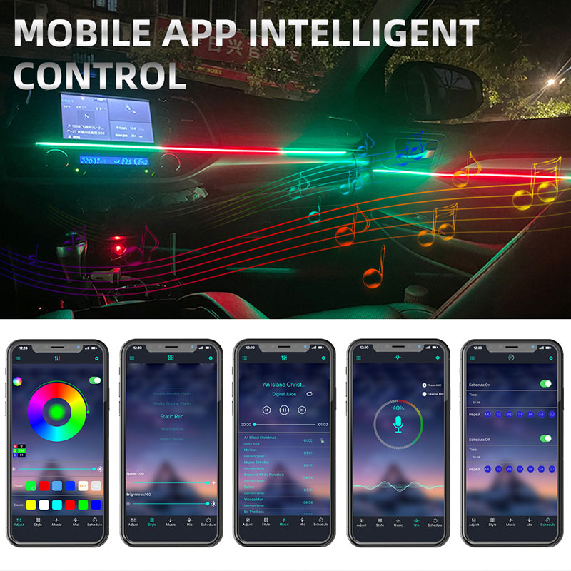 Luce Ambientale LED per Auto 2 - Led Ambient Interior Car Lights App Control recensione e prezzo