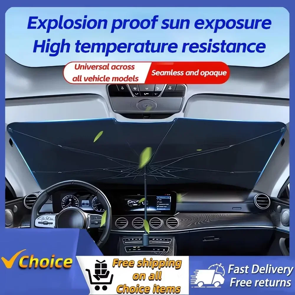 Ombrello per auto Parasole Par - Car Sunshade Windshield Umbrella Foldable recensione e prezzo