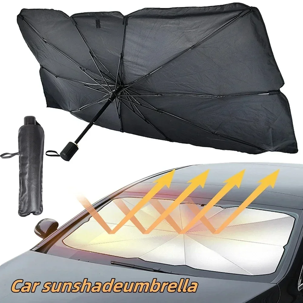 Ombrello per auto Parasole Par - Car Sunshade Windshield Umbrella Foldable recensione e prezzo