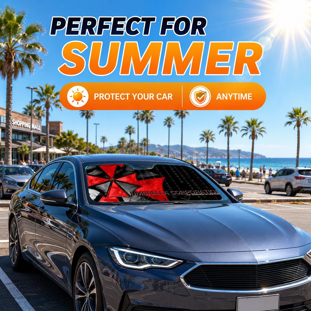 Parasole per Auto con Motivo H - Car Sunshade Windshield Umbrella Foldable recensione e prezzo