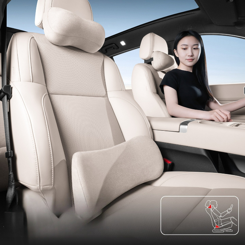 Set Cuscino Poggiatesta e Supp - Memory Foam Car Neck Pillow Lumbar Support recensione e prezzo