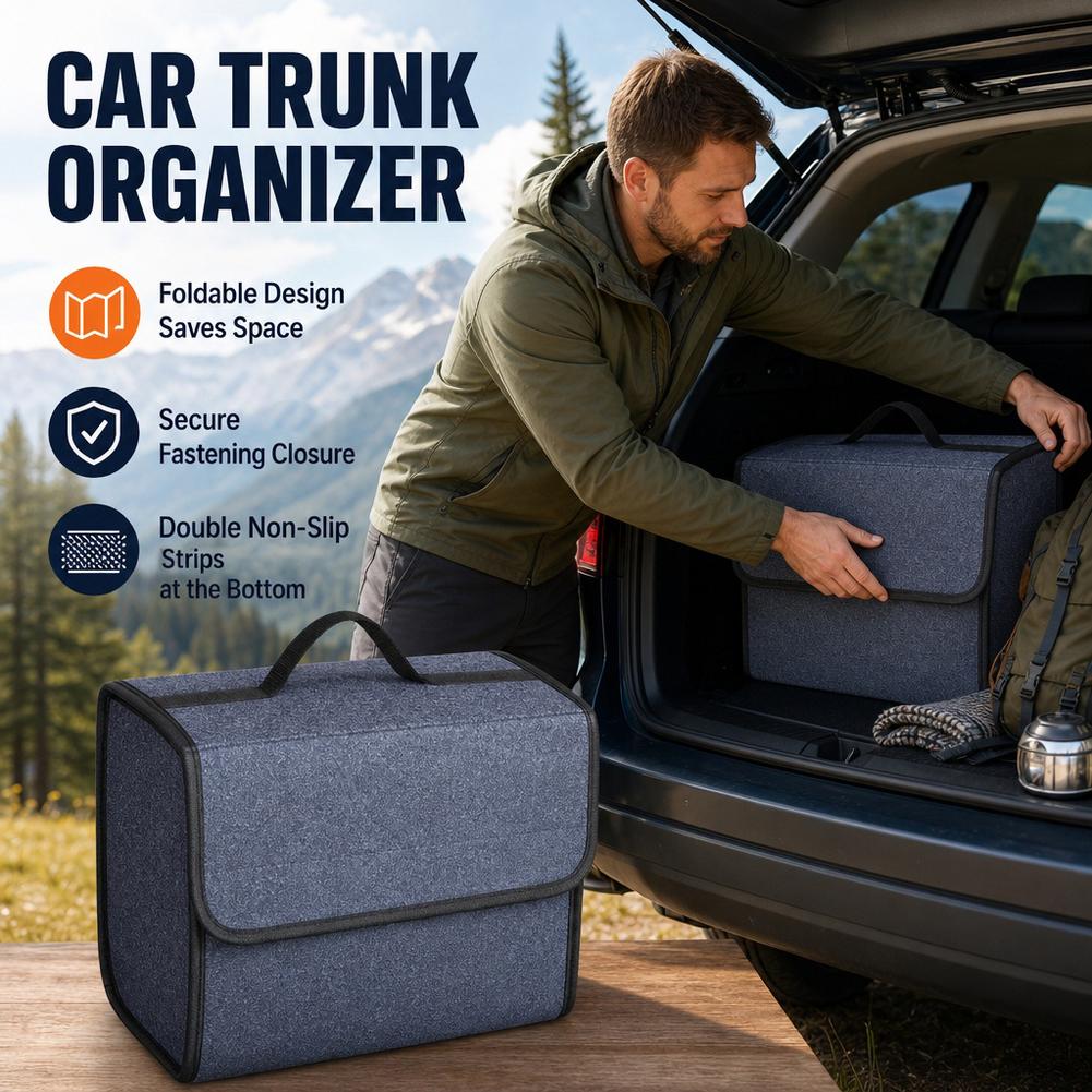 Organizzatore universale per b - Car Trunk Organizer Foldable Storage Box recensione e prezzo
