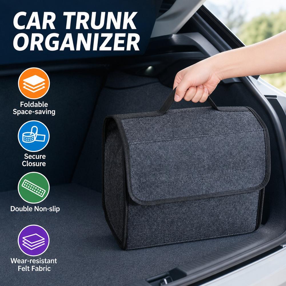 Organizzatore universale per b - Car Trunk Organizer Foldable Storage Box recensione e prezzo